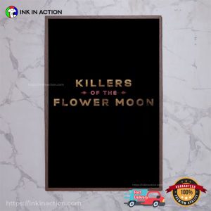 Killers Of The Flower Moon Movie Poster 2023 Wall Decor No.2