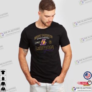 LeBron James Los Angeles Lakers Most Points In NBA History T-Shirt