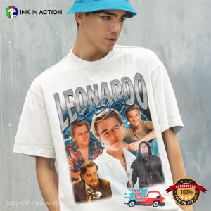 Leonardo DiCaprio Collage Funny T-Shirt
