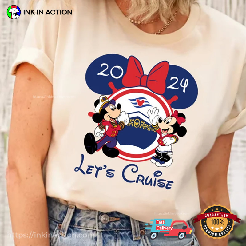 Let's Cruise Mickey And Minnie 2024 Disney Family Trip Shirts - Print your  thoughts. Tell your stories.