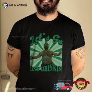 Let's Go Day Drinkin Vintage eagles jason kelce Patrick's Day T Shirt 1