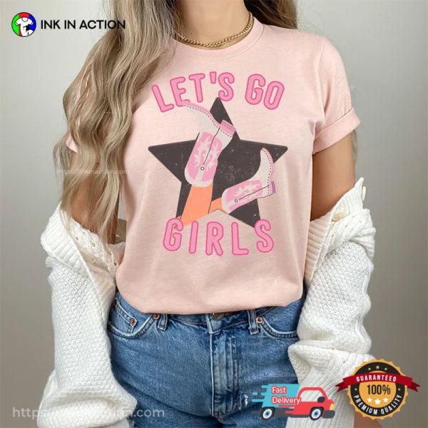 Let’s Go Girls Children’s Western Comfort Colors Dolly Parton T-shirt