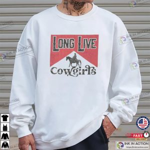 Long Live Cowgirls Retro Western morgan wallen tour T Shirt 1