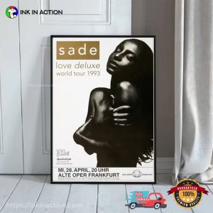 Love Deluxe World Tour 1993 sade adu poster