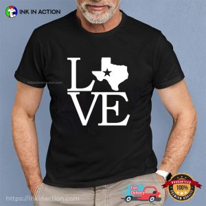 Love Texas USA State Basic Tee 3