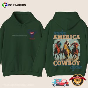 Make America Cowboy Again Cool Coors Banquet Rodeo Shirt