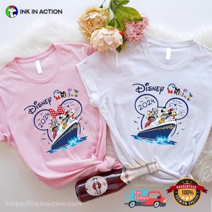 Mickey And Friends Disney Cruise Family Comfort Colors Tee 3