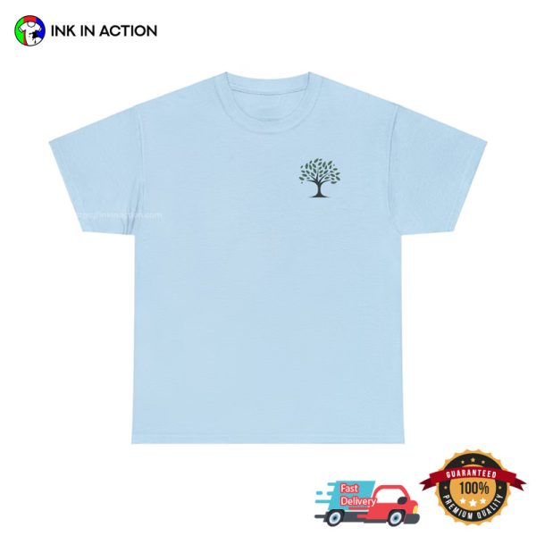 Minimalistic Pine Tree Love Tree Shirt