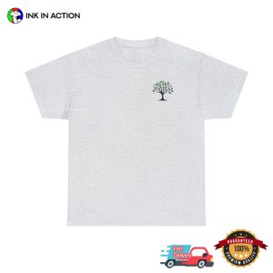 Minimalistic Pine Tree love tree shirt 2