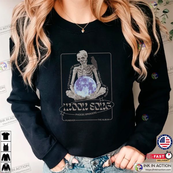 Moon Song Vintage Phoebe Bridgers Skeleton Shirt