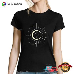 Moon Sun Stars Total Eclipse T-shirt