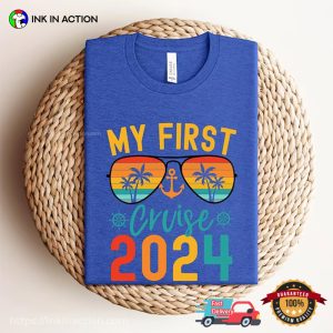 My First Cruise 2024 Retro family cruise t shirts 2