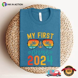 My First Cruise 2024 Retro family cruise t shirts 3
