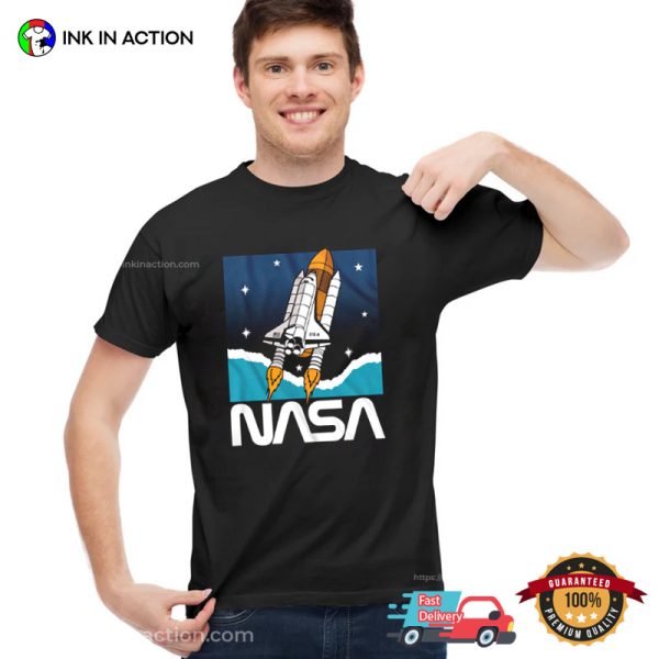 NASA Shuttle In Space Unisex T Shirt