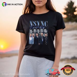NSYNC 90s Bootleg Boy Band Vintage Shirt 3