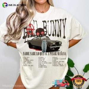 Nadie Sabe Lo Que Va A Pasar Manana Album Bad Bunny Concert Comfort Colors T-Shirt, Bad Bunny Clothing