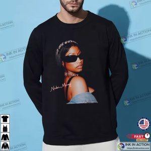 Nicki Minaj Vibe Portrait Signature T-shirt