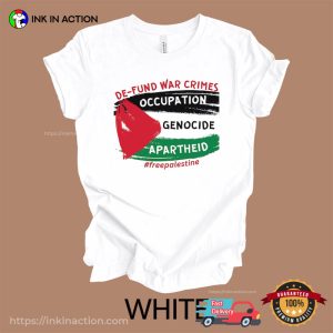 Occuption Genocide Apartheid free palestine shirt 2