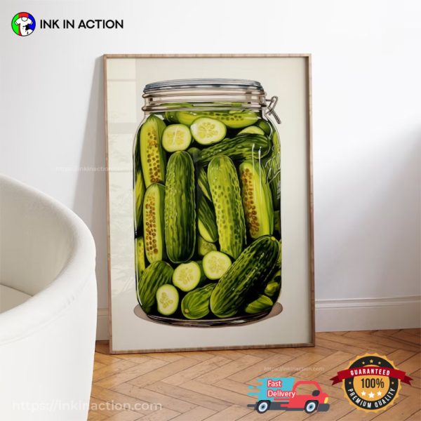 Pickle Jar Kitchen Graphic Poster