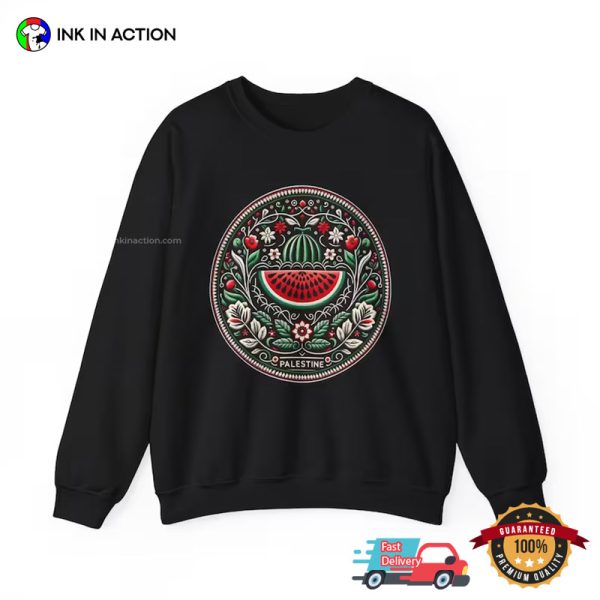 Palestine Watermelon Human Rights Support T-shirt