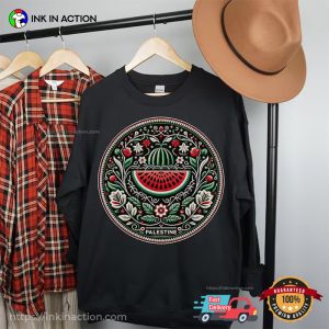 Palestine Watermelon Human Rights Support T Shirt 2