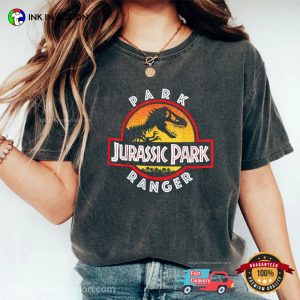 Park Ranger Vintage jurassic park movie shirt 3