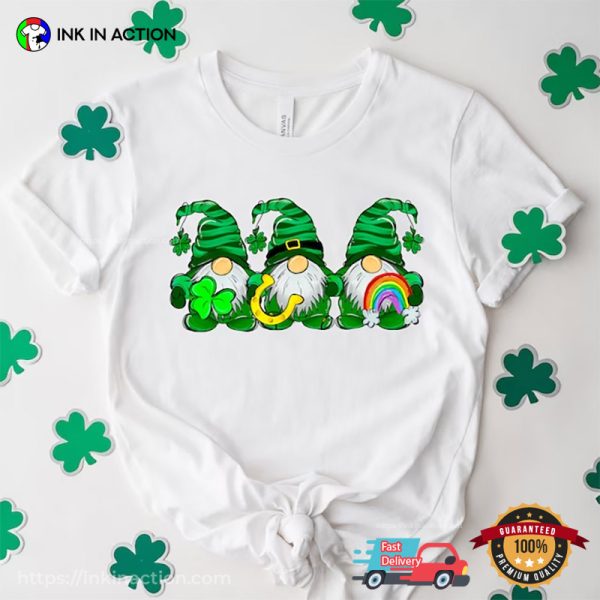 Patrick’s Day Gnomes Irish St Paddys Day Shirts