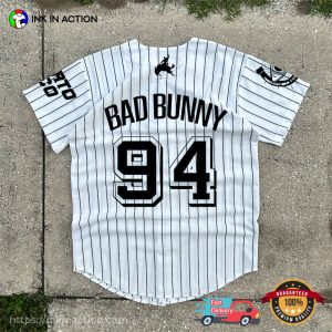 Personalized Bad Bunny Most Wanted Tour 2024 Baseball Jersey