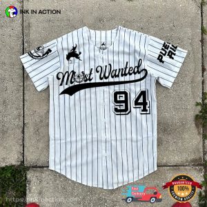 Personalized Bad Bunny Most Wanted Tour 2024 Baseball Jersey 2