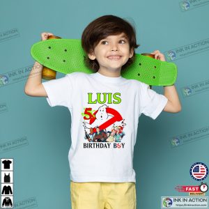 Personalized Birthday Boy Ghostbusters T-shirt