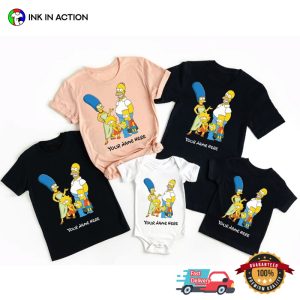 Personalized Family the simpsons t shirt 1