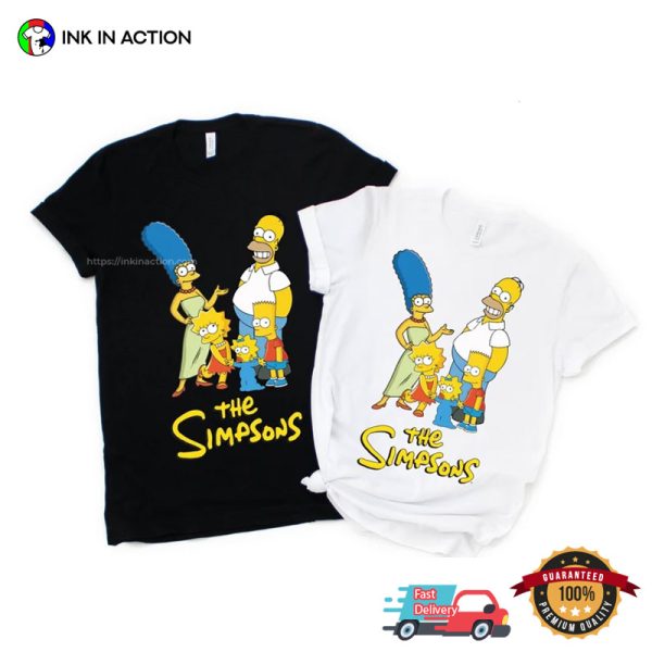 Personalized Family The Simpsons T-shirt