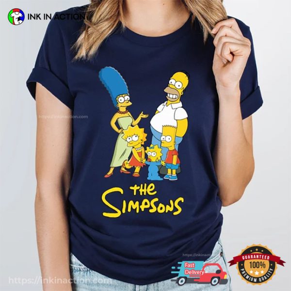 Personalized Family The Simpsons T-shirt