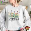 Personalized Names Butterfly And Flowers Shirt