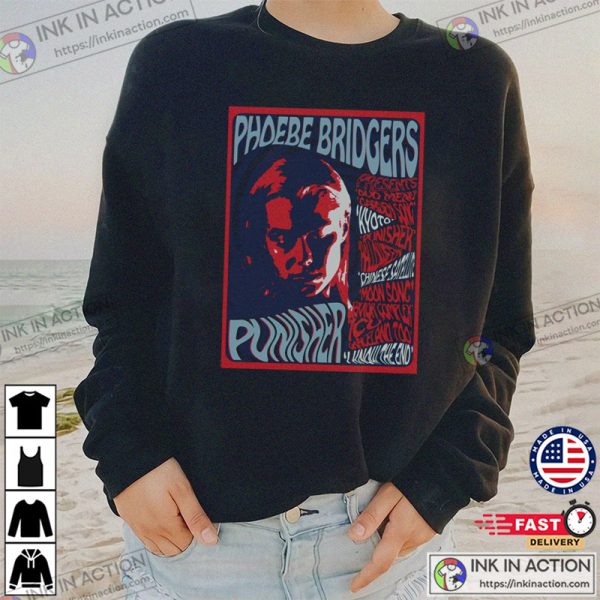 Phoebe Bridgers Punisher Album Retro 90s T-Shirt