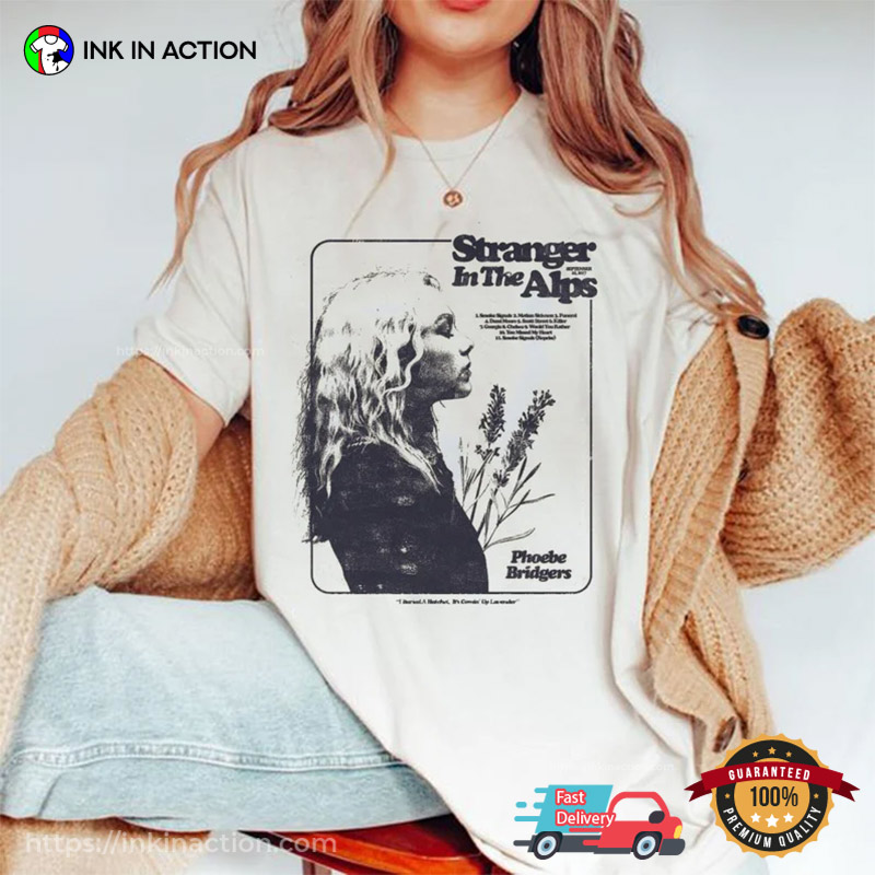 Phoebe Bridgers Stranger In The Alps Vintage Comfort Colors T-Shirt, Phoebe Bridgers Merch