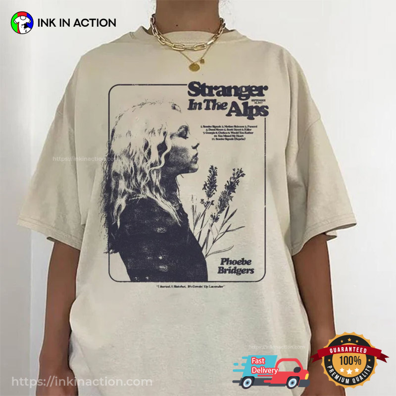 Phoebe Bridgers Stranger In The Alps Vintage Comfort Colors T-Shirt, Phoebe Bridgers Merch