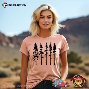 Pine Tree Forest Camping Comfort Colors Tee