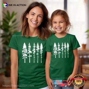 Pine Tree Forest Camping Comfort Colors Tee