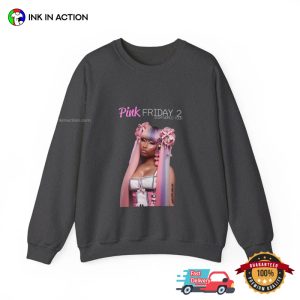 Pink Friday 2 2024 World Tour nicki concert Dates 2 Sided T Shirt 2