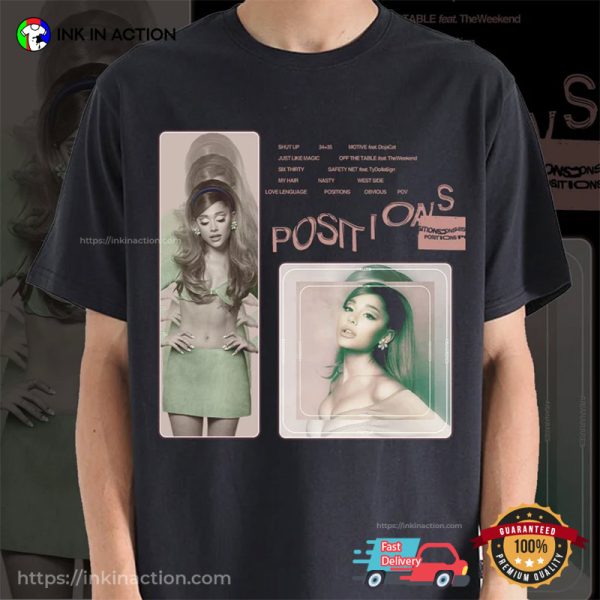 Position Album Of Ariana Grande Vintage Fan T-Shirt