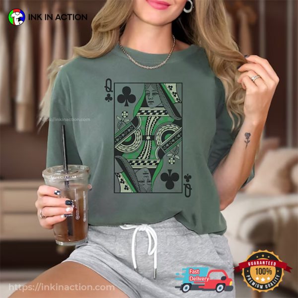 Queen Of Luck Comfort Colors St Patrick’s Day Shirt