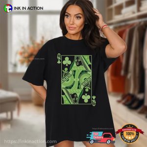 Queen Of Luck Comfort Colors st patrick's day shirt 3