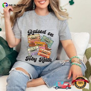 Raised On Toby Keith Vintage country music by toby keith Comfort Colors T Shirt 3