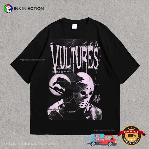 Rapper Kanye West Vultures New Album Horror Style Tee