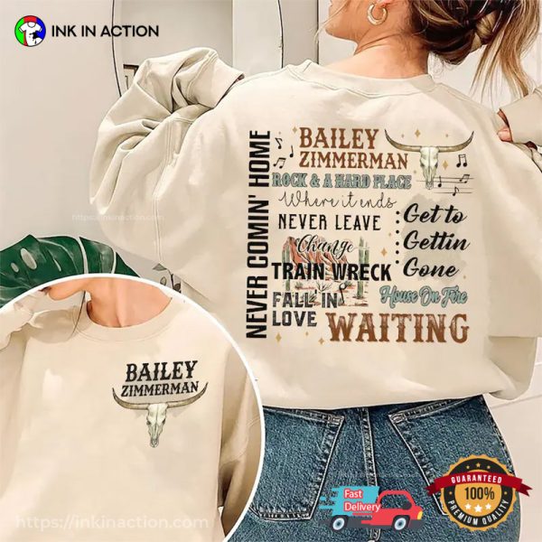 Religiously Album Country Music Singer Bailey Zimmerman Shirts