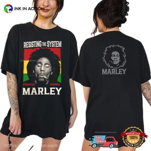Resisting The System Bob Marley Shirt