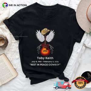 Rest In Peace Cowboy toby keith tee shirts 3