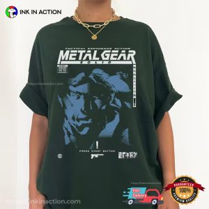 Retro Comfort Colors Start Game Metal Gear Solid T-shirt