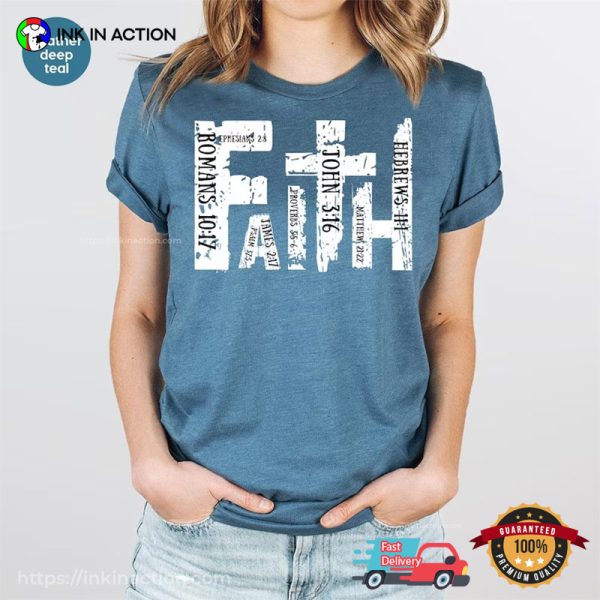 Retro Faith Bible Verse T-Shirt